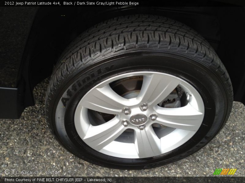Black / Dark Slate Gray/Light Pebble Beige 2012 Jeep Patriot Latitude 4x4