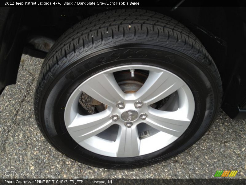 Black / Dark Slate Gray/Light Pebble Beige 2012 Jeep Patriot Latitude 4x4