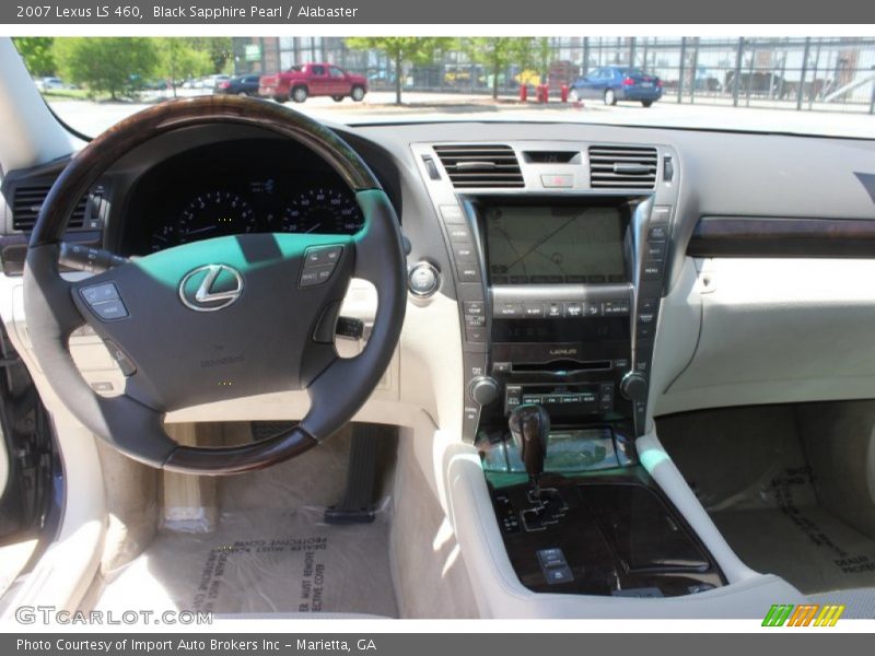 Black Sapphire Pearl / Alabaster 2007 Lexus LS 460