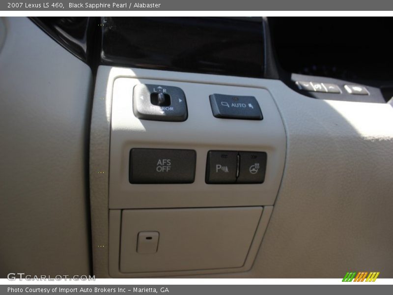 Black Sapphire Pearl / Alabaster 2007 Lexus LS 460
