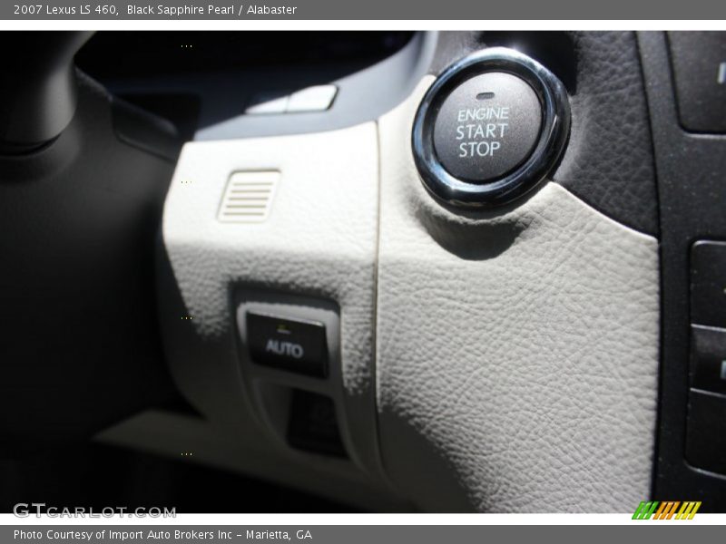 Black Sapphire Pearl / Alabaster 2007 Lexus LS 460