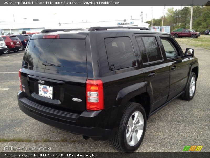 Black / Dark Slate Gray/Light Pebble Beige 2012 Jeep Patriot Latitude 4x4