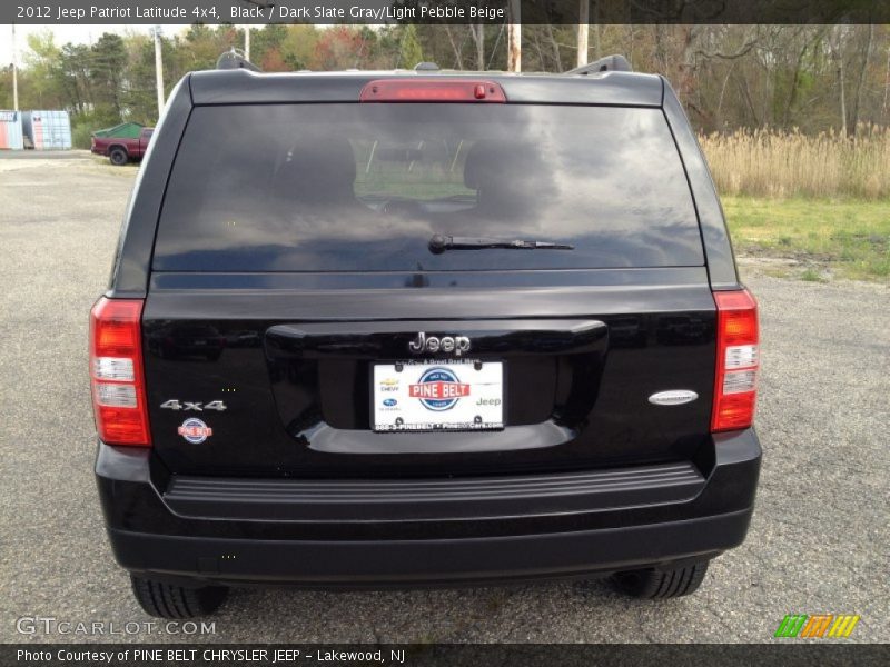 Black / Dark Slate Gray/Light Pebble Beige 2012 Jeep Patriot Latitude 4x4