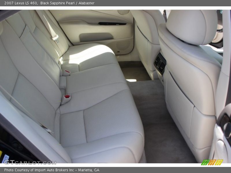 Black Sapphire Pearl / Alabaster 2007 Lexus LS 460