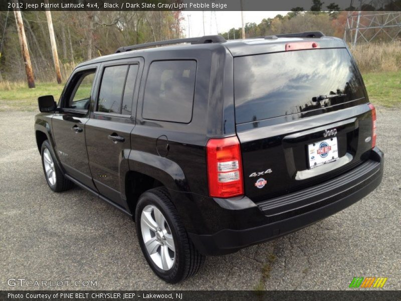 Black / Dark Slate Gray/Light Pebble Beige 2012 Jeep Patriot Latitude 4x4