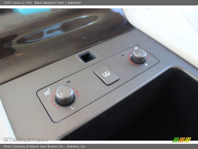 Black Sapphire Pearl / Alabaster 2007 Lexus LS 460