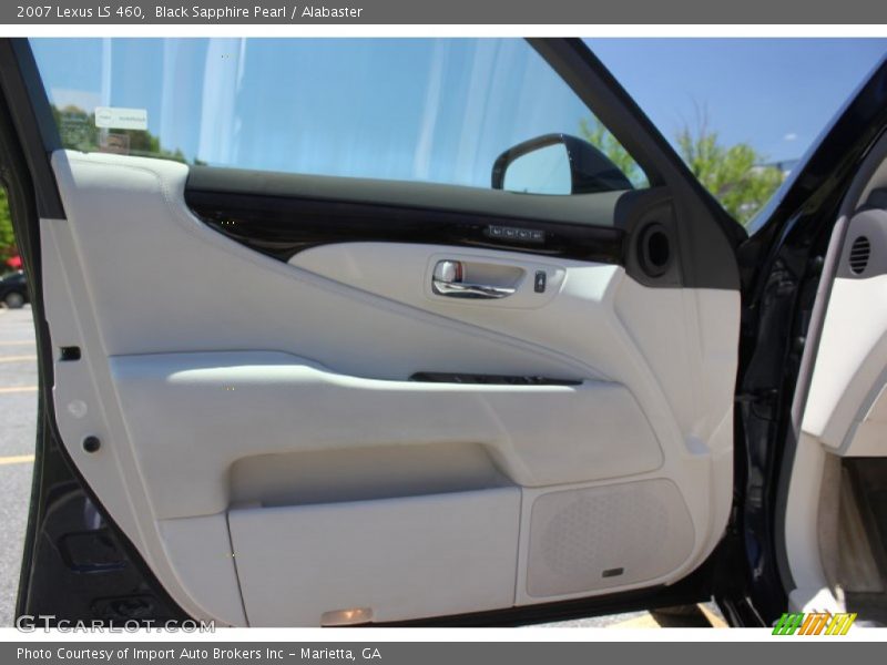 Black Sapphire Pearl / Alabaster 2007 Lexus LS 460