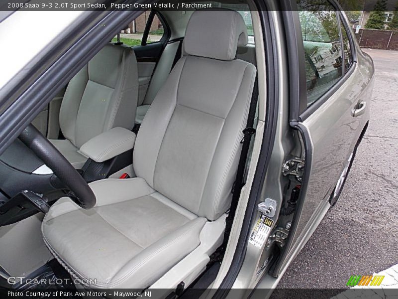Pepper Green Metallic / Parchment 2008 Saab 9-3 2.0T Sport Sedan