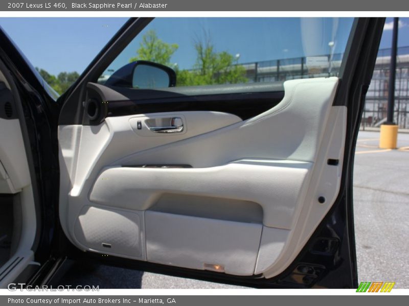 Black Sapphire Pearl / Alabaster 2007 Lexus LS 460