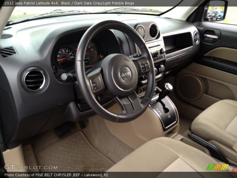 Black / Dark Slate Gray/Light Pebble Beige 2012 Jeep Patriot Latitude 4x4