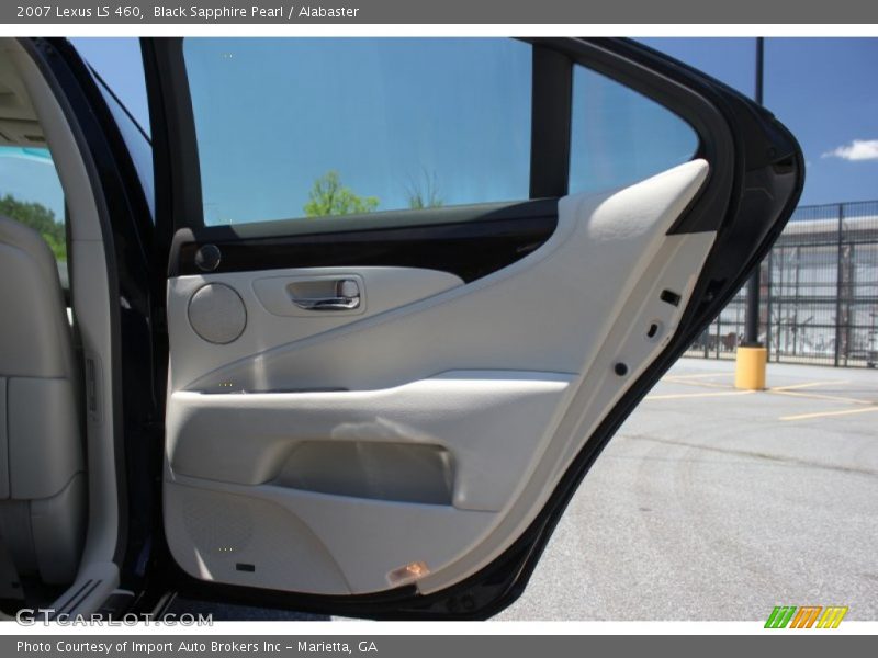 Black Sapphire Pearl / Alabaster 2007 Lexus LS 460