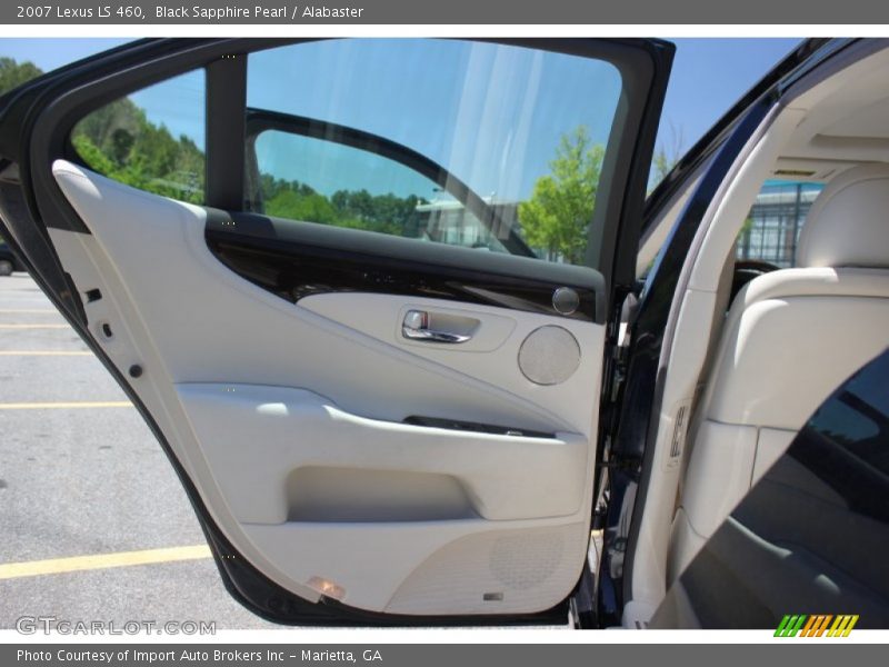 Black Sapphire Pearl / Alabaster 2007 Lexus LS 460