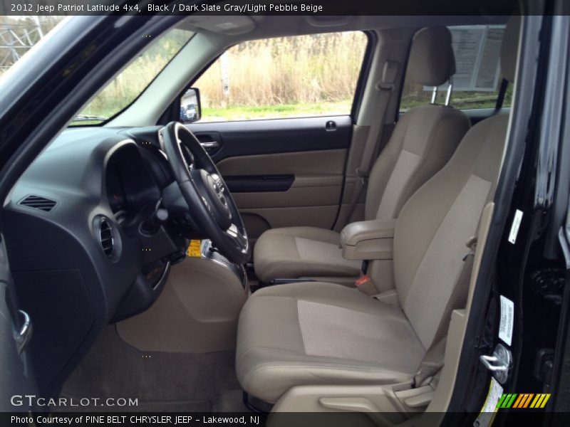 Black / Dark Slate Gray/Light Pebble Beige 2012 Jeep Patriot Latitude 4x4