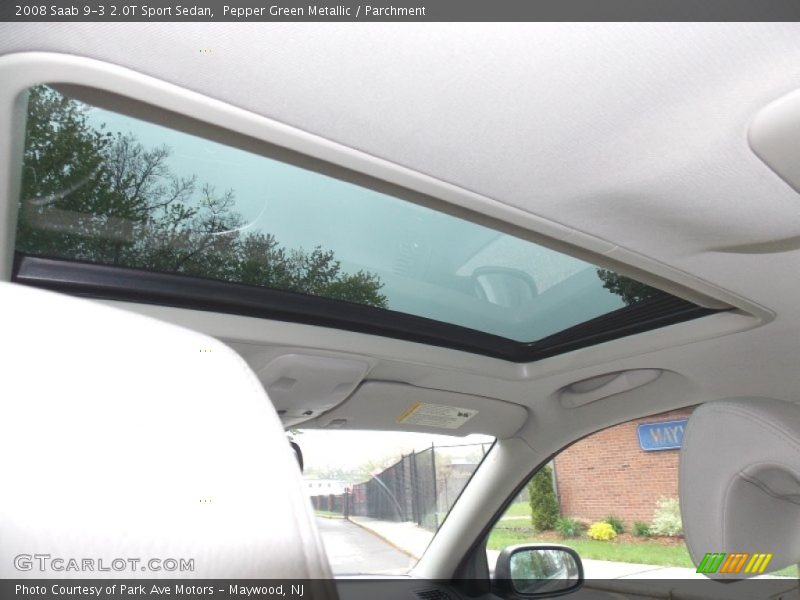Pepper Green Metallic / Parchment 2008 Saab 9-3 2.0T Sport Sedan