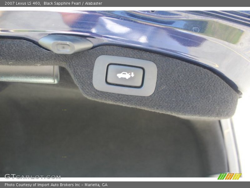 Black Sapphire Pearl / Alabaster 2007 Lexus LS 460