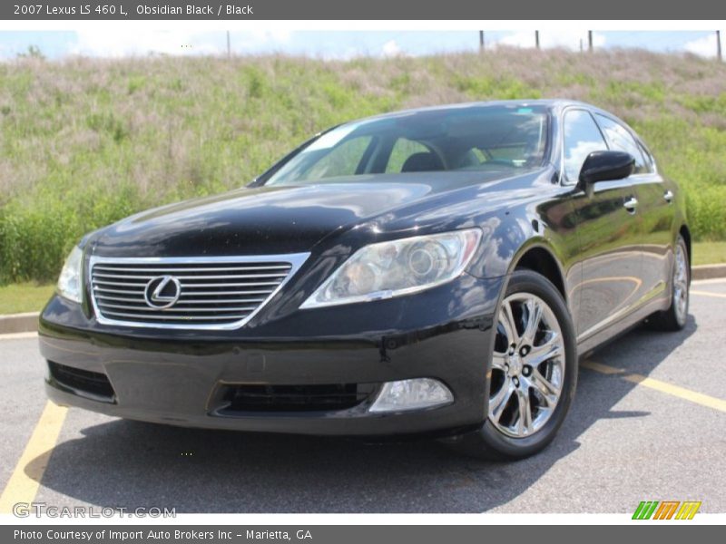 Obsidian Black / Black 2007 Lexus LS 460 L