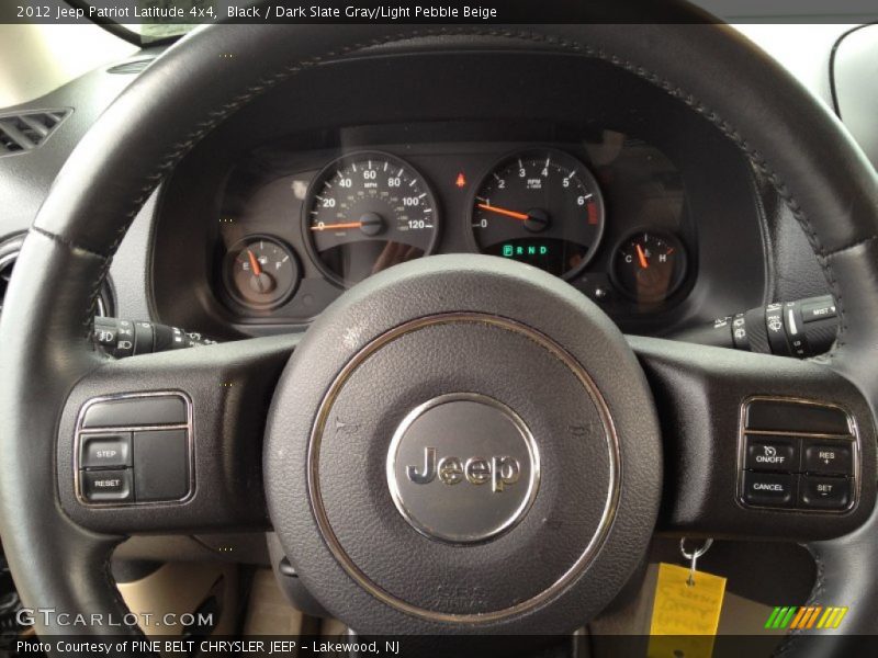 Black / Dark Slate Gray/Light Pebble Beige 2012 Jeep Patriot Latitude 4x4