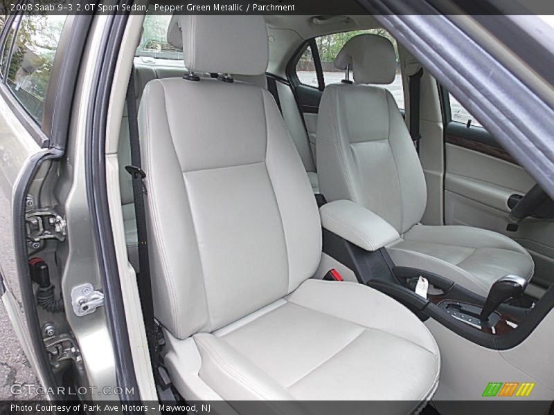 Pepper Green Metallic / Parchment 2008 Saab 9-3 2.0T Sport Sedan