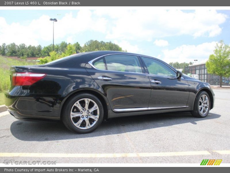 Obsidian Black / Black 2007 Lexus LS 460 L
