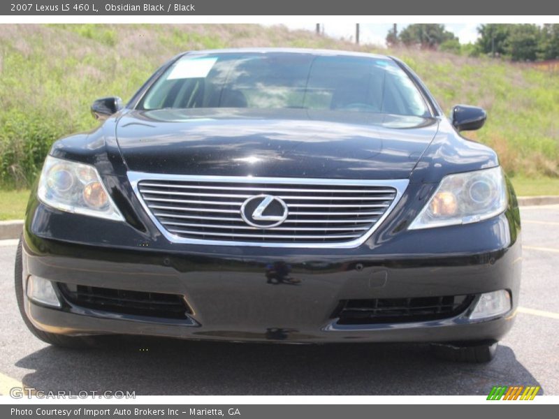 Obsidian Black / Black 2007 Lexus LS 460 L