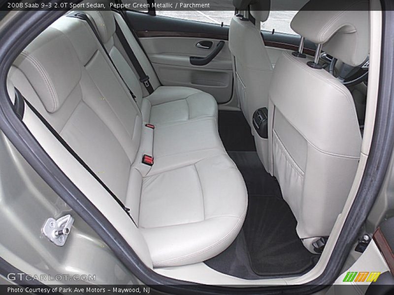 Pepper Green Metallic / Parchment 2008 Saab 9-3 2.0T Sport Sedan