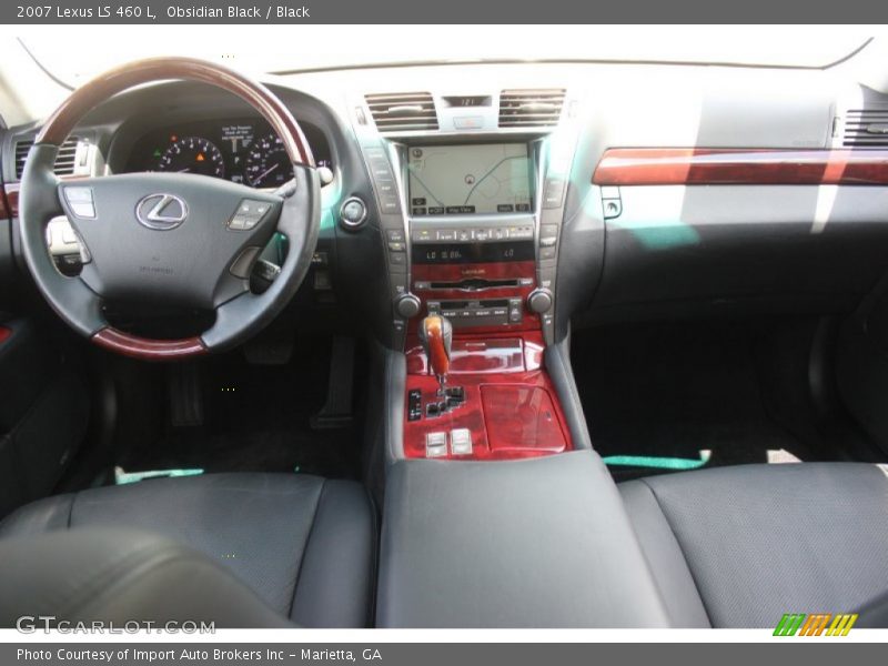 Obsidian Black / Black 2007 Lexus LS 460 L