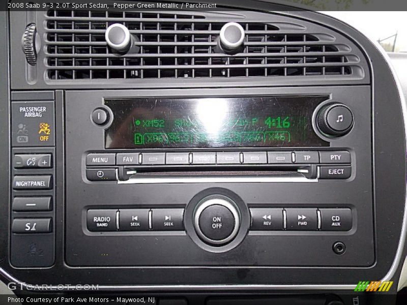 Pepper Green Metallic / Parchment 2008 Saab 9-3 2.0T Sport Sedan