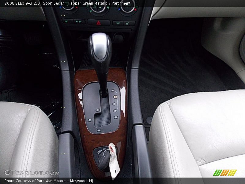 Pepper Green Metallic / Parchment 2008 Saab 9-3 2.0T Sport Sedan
