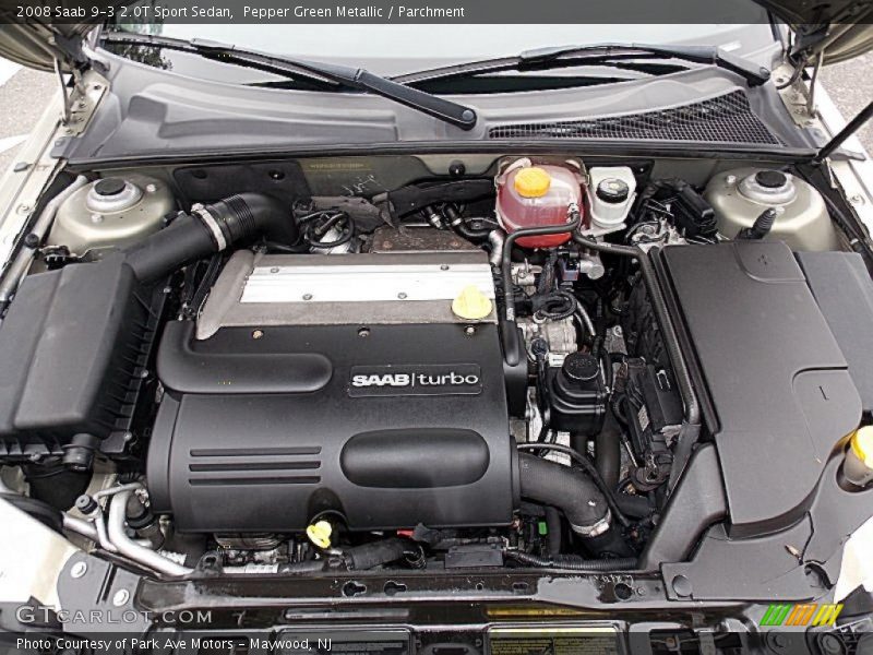 Pepper Green Metallic / Parchment 2008 Saab 9-3 2.0T Sport Sedan