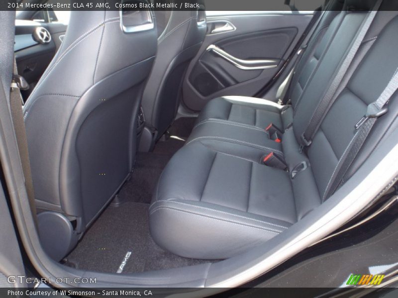 Rear Seat of 2014 CLA 45 AMG