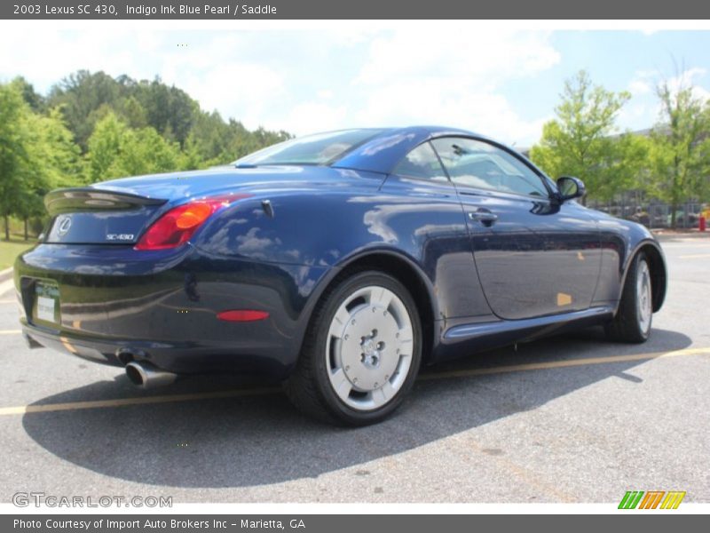 Indigo Ink Blue Pearl / Saddle 2003 Lexus SC 430