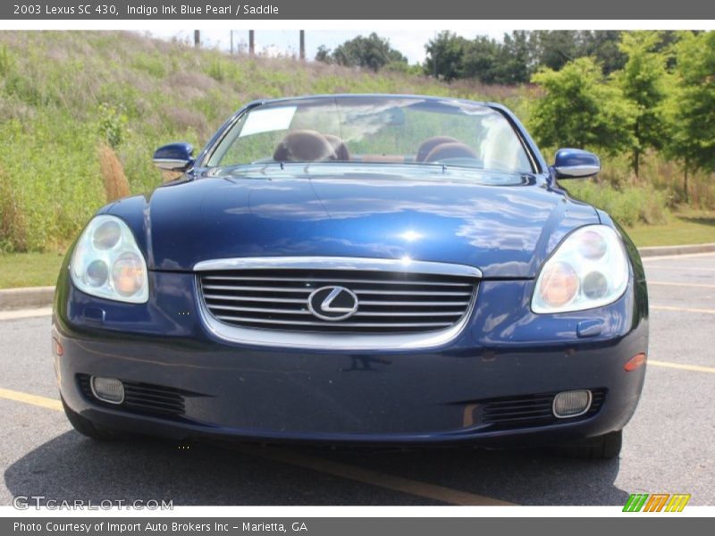 Indigo Ink Blue Pearl / Saddle 2003 Lexus SC 430