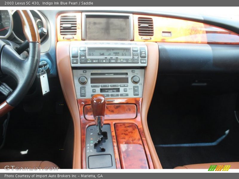 Indigo Ink Blue Pearl / Saddle 2003 Lexus SC 430