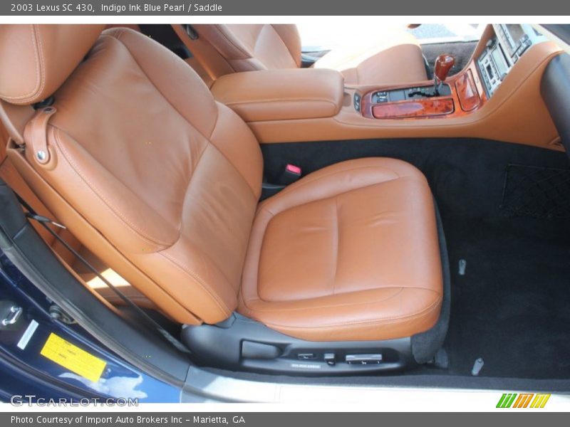 Indigo Ink Blue Pearl / Saddle 2003 Lexus SC 430