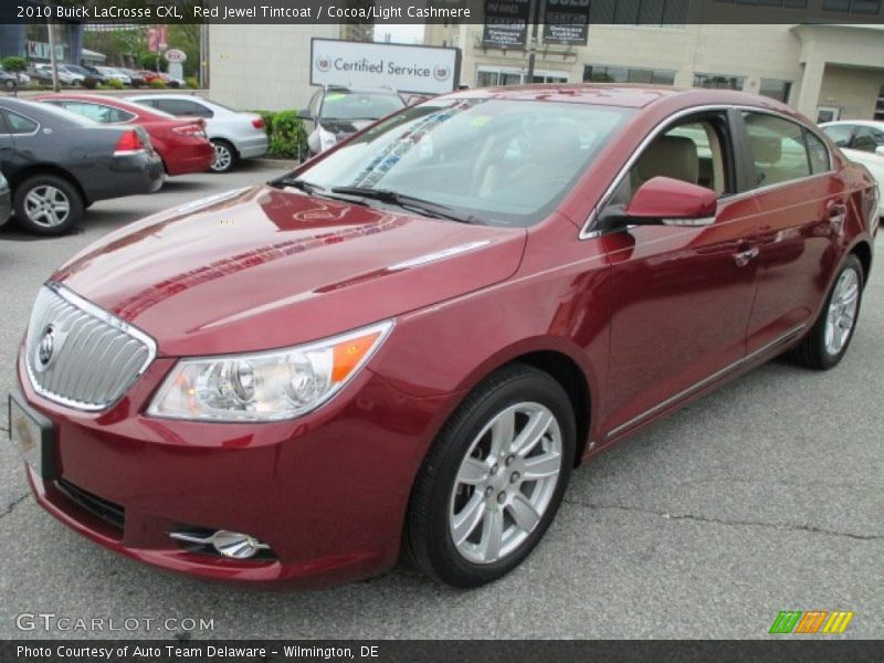 Red Jewel Tintcoat / Cocoa/Light Cashmere 2010 Buick LaCrosse CXL