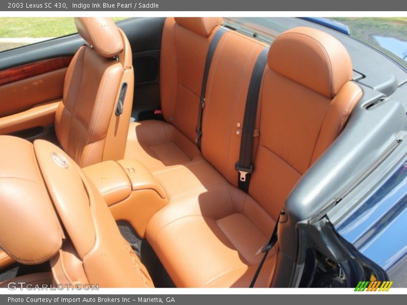 Indigo Ink Blue Pearl / Saddle 2003 Lexus SC 430