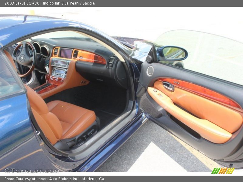 Indigo Ink Blue Pearl / Saddle 2003 Lexus SC 430