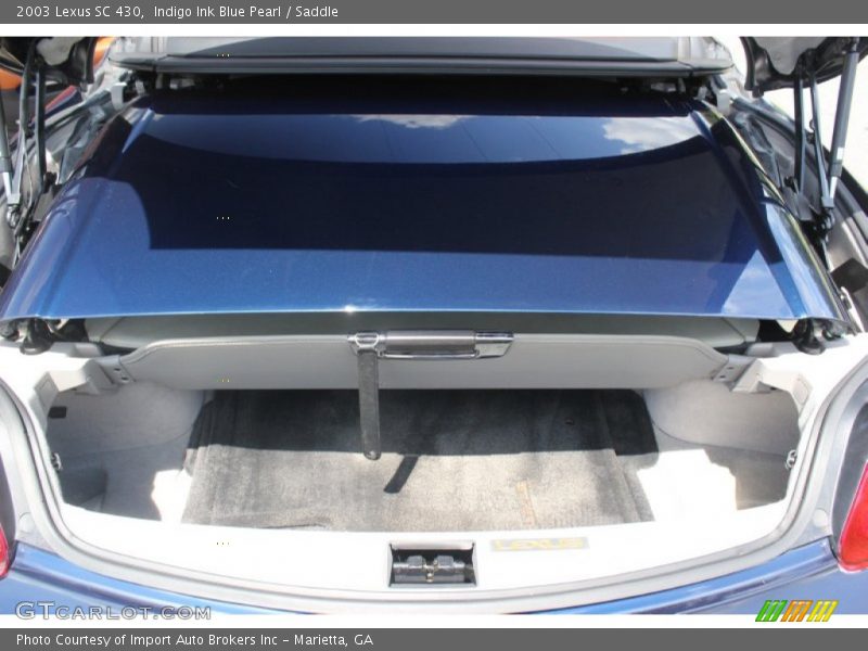 Indigo Ink Blue Pearl / Saddle 2003 Lexus SC 430