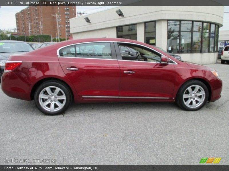Red Jewel Tintcoat / Cocoa/Light Cashmere 2010 Buick LaCrosse CXL