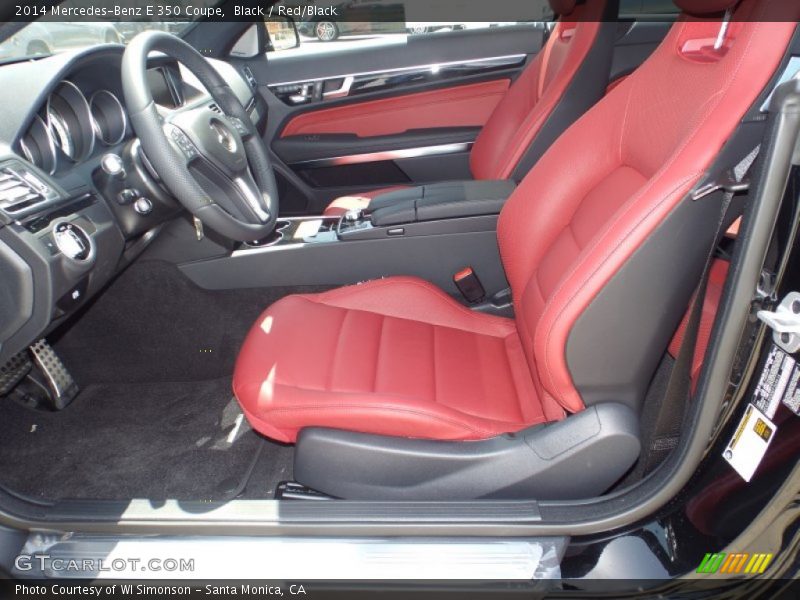  2014 E 350 Coupe Red/Black Interior