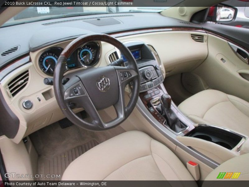Red Jewel Tintcoat / Cocoa/Light Cashmere 2010 Buick LaCrosse CXL