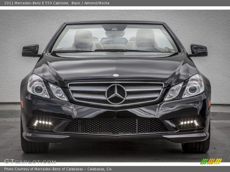 Black / Almond/Mocha 2011 Mercedes-Benz E 550 Cabriolet