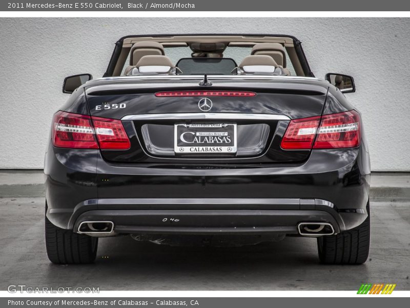 Black / Almond/Mocha 2011 Mercedes-Benz E 550 Cabriolet