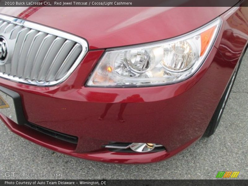 Red Jewel Tintcoat / Cocoa/Light Cashmere 2010 Buick LaCrosse CXL