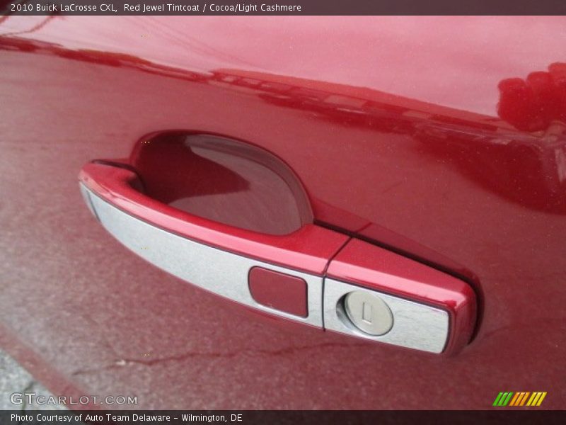 Red Jewel Tintcoat / Cocoa/Light Cashmere 2010 Buick LaCrosse CXL