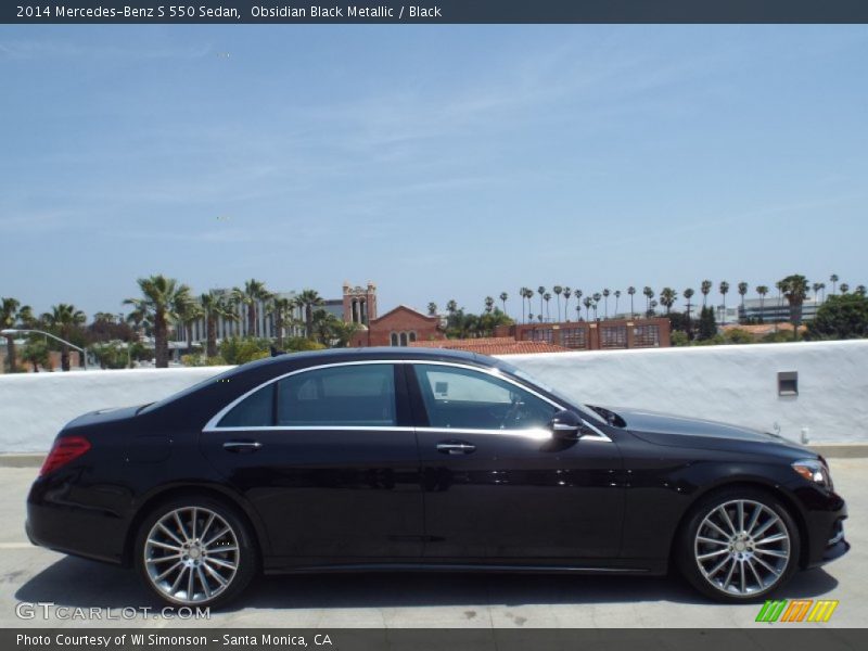 Obsidian Black Metallic / Black 2014 Mercedes-Benz S 550 Sedan