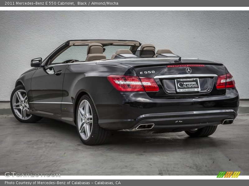 Black / Almond/Mocha 2011 Mercedes-Benz E 550 Cabriolet