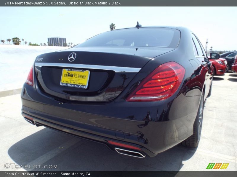 Obsidian Black Metallic / Black 2014 Mercedes-Benz S 550 Sedan