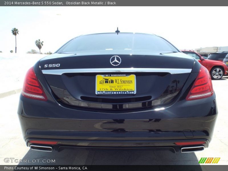 Obsidian Black Metallic / Black 2014 Mercedes-Benz S 550 Sedan