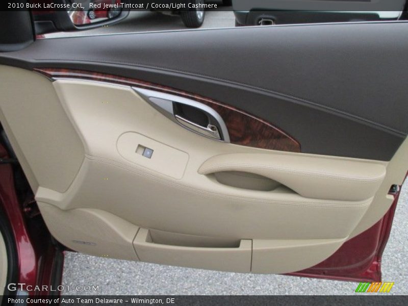 Red Jewel Tintcoat / Cocoa/Light Cashmere 2010 Buick LaCrosse CXL